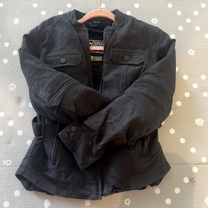 Women padded motorcycle jacket